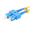 3m 9/125um Duplex PVC LSZH Lc To Sc Fiber Patch Cable