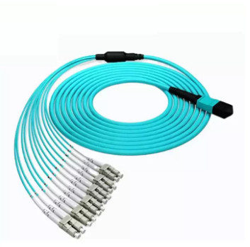 High Quality 12 Fibers Female / Male SM / MM MPO / MTP Fiber Optic Patch Cable