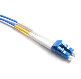 Armored 10Mtrs LSZH Fiber Optic Patch Cord LC / UPC to LC / UPC SM 2.0mm