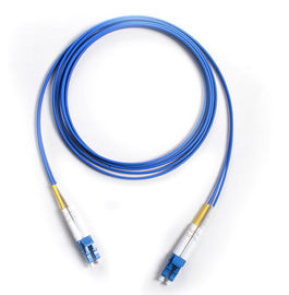 Armored 10Mtrs LSZH Fiber Optic Patch Cord LC / UPC to LC / UPC SM 2.0mm