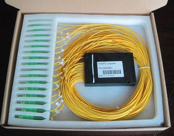 1×4 Fiber Optic Splitter, 1310 / 1490 / 1550nm, SC / APC connector, 3.0mm cable