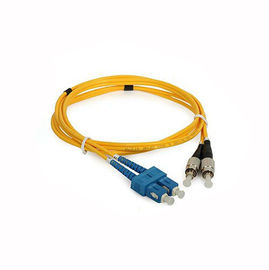 Custom 1M , 3M , 5M Fiber Optic Patch Cord FC SC Single Mode Duplex