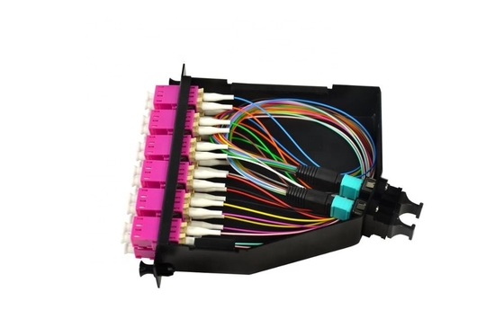 6 X LC Duplex SM OM3 50/125 MPO MTP Terminal Box