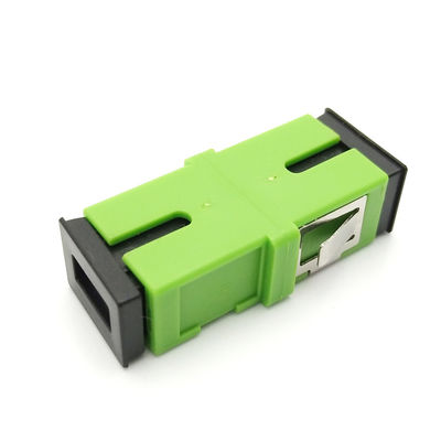 IEC617544 Simplex Flangeless APC Fiber Optic Coupler