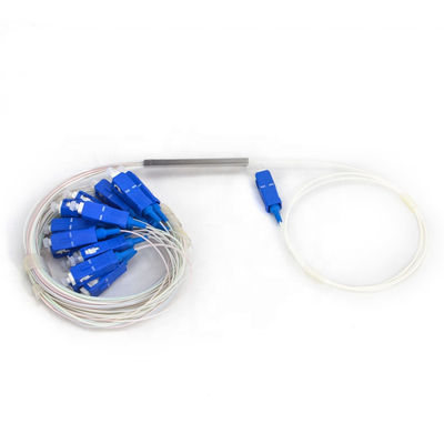 900um Steel Tube Type 1X64 Plc Optical Cable Splitter