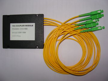 1×4 Fiber Optic Splitter, 1310 / 1490 / 1550nm, SC / APC connector, 3.0mm cable