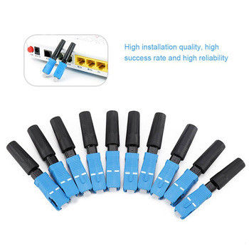 FTTH field assembly quick conector SC UPC 60mm Clamshell Type fiber optical fast connector