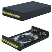 Cold Rolled Steel Shee Fiber Optic Terminal Box-8 adapters outlet for Wall Mounted