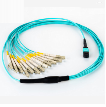 Acqua a fibra ottica del cavo di toppa del cavo del connettore 8 di MPO-LC MPO