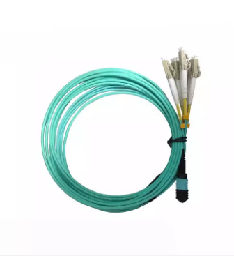 8 12 24 cavi 2.0mm di fibra ottica MPO di sblocco del saltatore del centro MTP al cavo a fibra ottica della toppa di LC