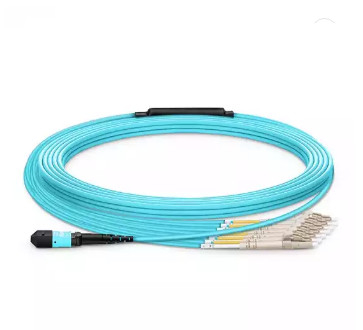 8-24 fibre MTP-12 LC/SC/FC/ST OM3 50/125 di millimetro degli Stati Uniti Conec MTP dell'elite di cavo di sblocco