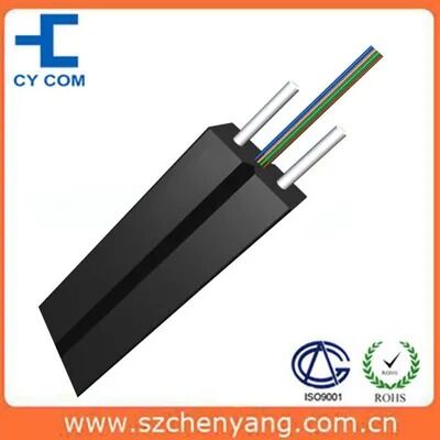 4 Core Sm Indoor FTTH Fiber Optical Drop Cable Lszh Sheath