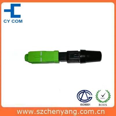 Collegamento veloce in fibra ottica (SC/APC, Pre-Polish, Metal Groove)