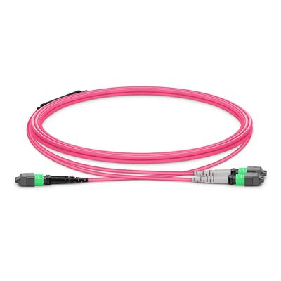 Qualità Cavo di interruzione MTP OM4 con connettori APC e sicurezza antincendio OFNP per data center ad alta velocità Fabbrica