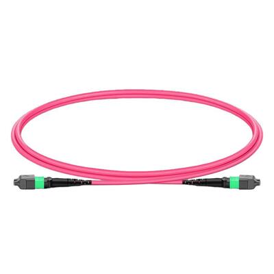 Qualità Cavo MPO Jumper con fibra insensibile alla piega 7.5 mm Min. Radius di piega e endface APC per trasmettitori 400G Fabbrica