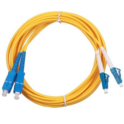 1M, 3M, 5M, modo a fibra ottica duplex del cavo di toppa singolo LC-SC