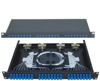 19' 'scatola terminale a fibra ottica montata a pannelli standard del quadro d'interconnessione della struttura SC24