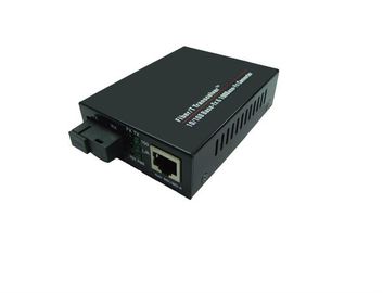 Il convertitore a fibra ottica di media di Ethernet dello Sc di colore nero RJ-45 si applica alla rete a banda larga della città universitaria